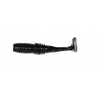 Твистер MEGABASS ROCKY FRY 2.0" P Vib Tail, 5 шт в уп., цвет: Solid Black 12