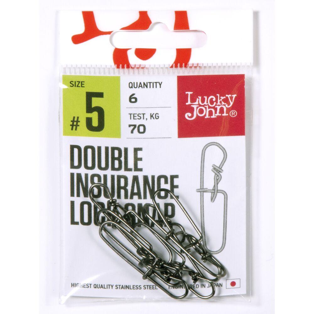 Застежки Lucky John Pro Series DOUBLE INSURANCE INSIDE LOCK SNAP 005 - фото 1 - id-p223102051
