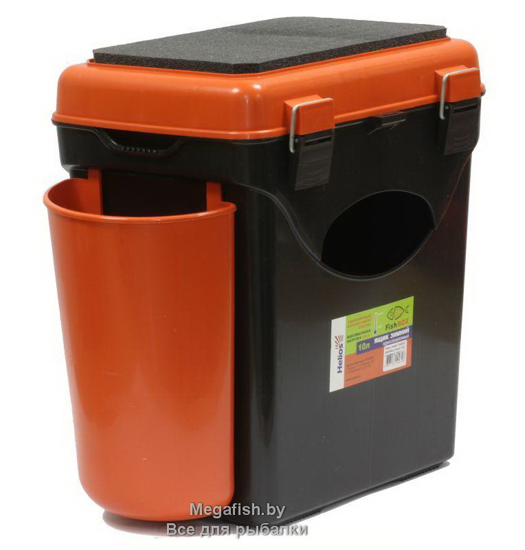 Ящик зимний Helios FishBox (10 л; оранжевый) - фото 1 - id-p223093155