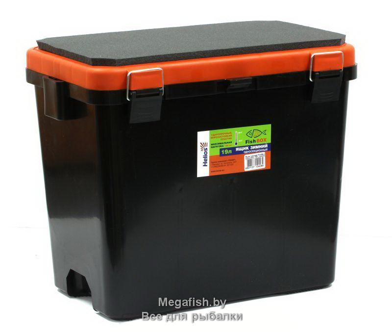 Ящик зимний Helios FishBox (19 л; оранжевый) - фото 1 - id-p223093156