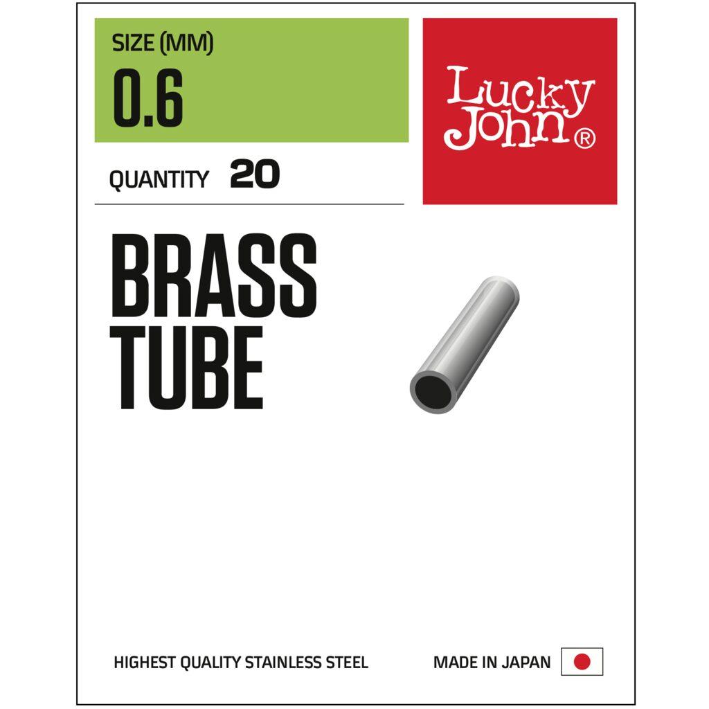 Трубочки обжимные Lucky John Pro Series BRASS TUBE 0.8 мм - фото 1 - id-p223102055