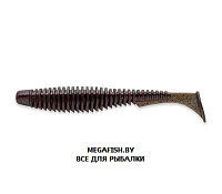 Приманка FishUp U-Shad 4" (5.91 гр; 10.1 см; 8 шт.) 050 Green Pumpkin Brown/Red&Purple