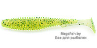 Приманка FishUp U-Shad 4" (5.91 гр; 10.1 см; 8 шт.) 026 Flo Chartreuse/Green