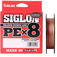 Шнур Sunline Siglon PE X8 (150 м; #1.5; multicolor)