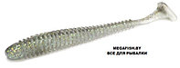 Виброхвост Keitech Swing Impact 4.0" (4.75 гр; 10.1 см; 8 шт.) 410 Crystal Shad