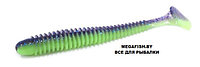 Приманка Keitech Swing Impact 4.5" (8.9 гр; 11.4 см; 6 шт.) PAL06 violet lime belly