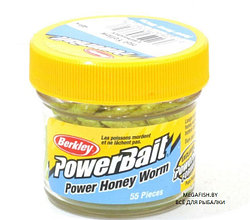 Приманка Berkley Powerbait Honey Worms (2.5 см; 55 шт.) Hot Yellow
