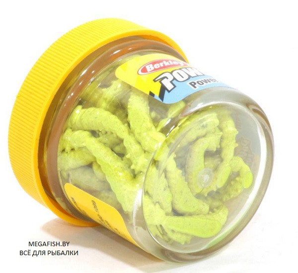 Приманка Berkley Powerbait Honey Worms (2.5 см; 55 шт.) Hot Yellow - фото 2 - id-p223097305
