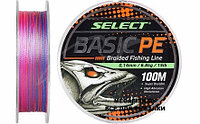 Шнур Select Basic PE X4 (100 м; 0.16 мм; multicolor)