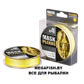 Шнур Akkoi Mask Plexus (150 м; 0.12 мм; yellow) - фото 1 - id-p223099394