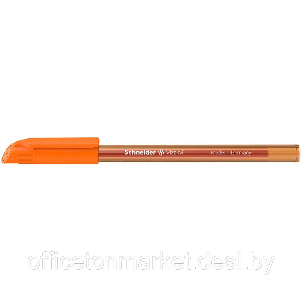 Ручка шариковая "Schneider Vizz M", оранжевый, стерж. оранжевый - фото 3 - id-p222974800