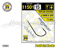 Крючок одинарный Pontoon21 11501-10, 11 шт в пачке, лопатка, тефлон