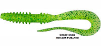 Приманка Keitech Mad Wag Slim 4.5'' (11.4 см; 2.9 гр; 9 шт.) 424S Lime Chartreuse