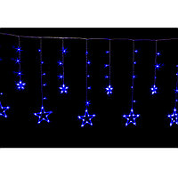 Гирлянда LED "Бахрома. Звезда s", 3 м, синий