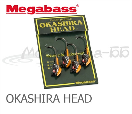 Джиговая головка Megabass OKASHIRA-HEAD 1/8oz., 4 шт в уп., #2 Spawn Kill - фото 1 - id-p223104512