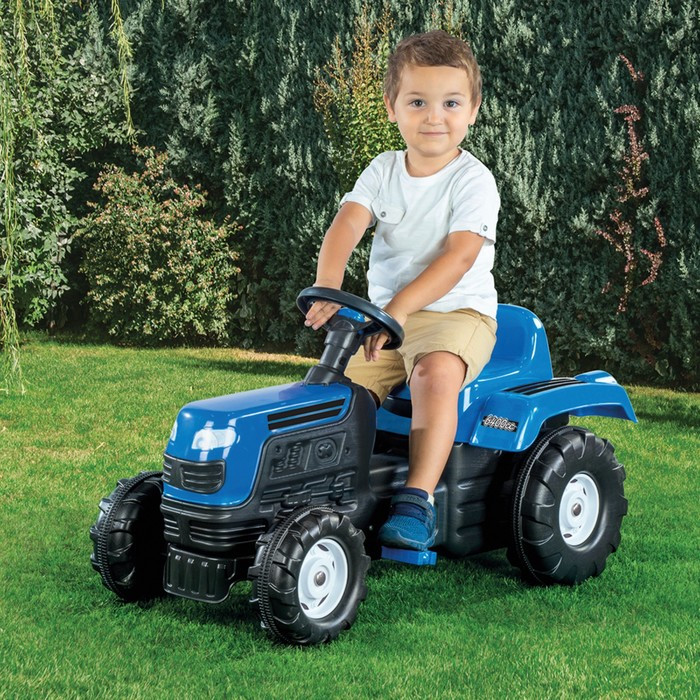 Трактор педальный DOLU Ranchero, клаксон, цвет синий - фото 6 - id-p223109209