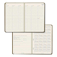 Ежедневник датированный "Rhodiatime", A5, 160 страниц, линованный, коричневый