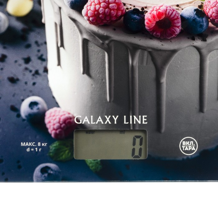 Весы кухонные Galaxy LINE GL 2820, электронные, до 8 кг - фото 4 - id-p223110028
