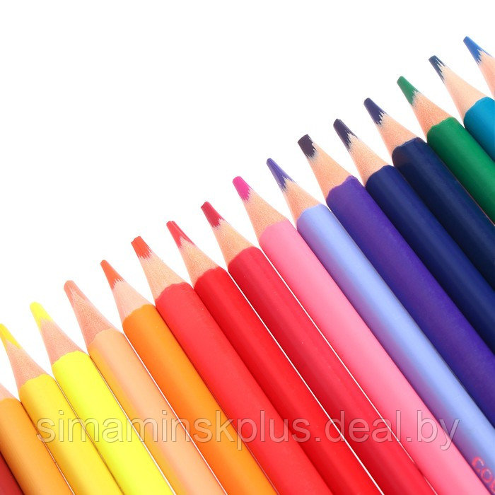 Карандаши 24 цвета Maped Color Peps Strong пластиковые, повышенной прочности, европодвес - фото 3 - id-p223110051