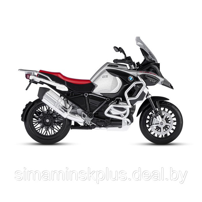 Модель мотоцикла металл BMW R1250 GS Adventure 1:12, серебр., св. ход колес, JB1251615 - фото 3 - id-p223110272