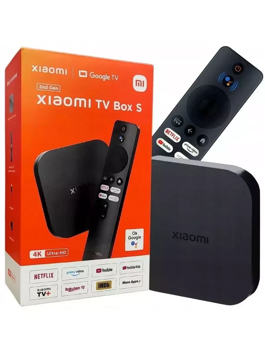 Смарт ТВ приставка Mi Box s 2nd gen - фото 2 - id-p223111382