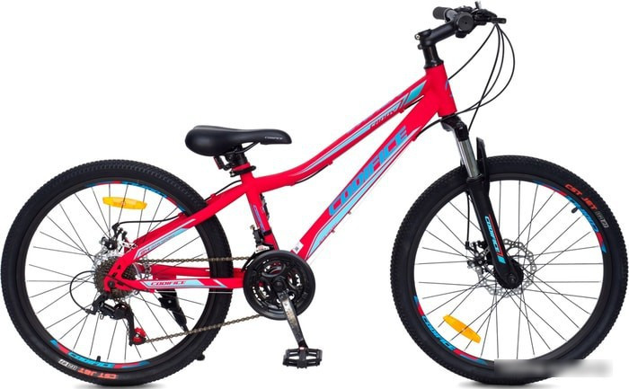 Велосипед Codifice Candy 24 2021 (красный) - фото 1 - id-p223111592