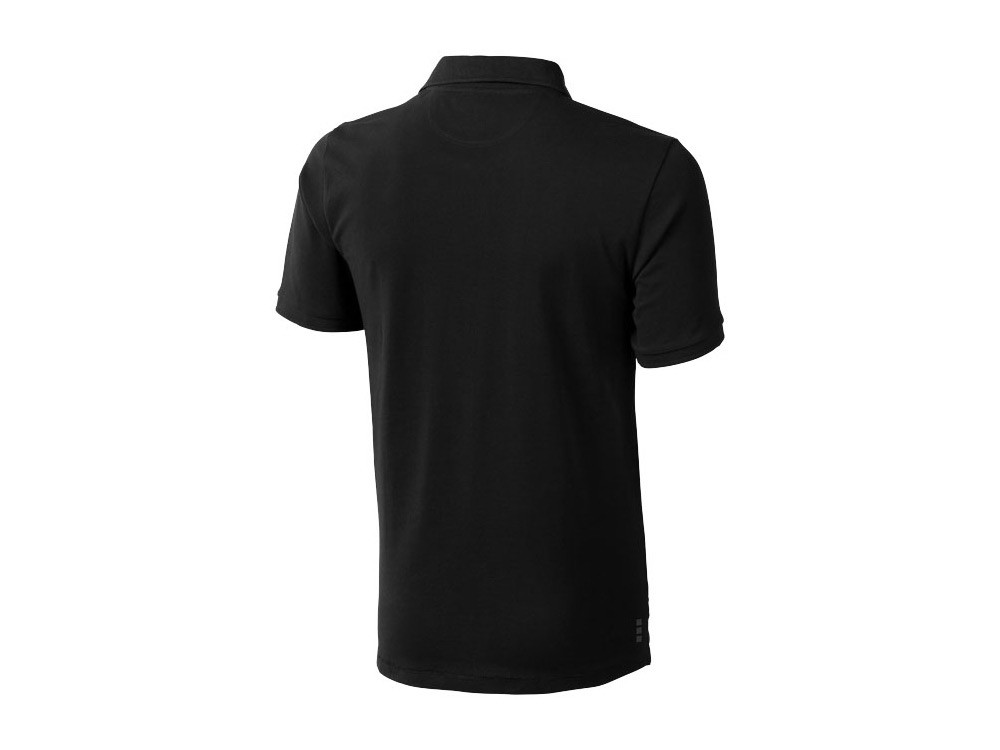 Calgary мужская футболка-поло с коротким рукавом, черный - фото 2 - id-p223112429