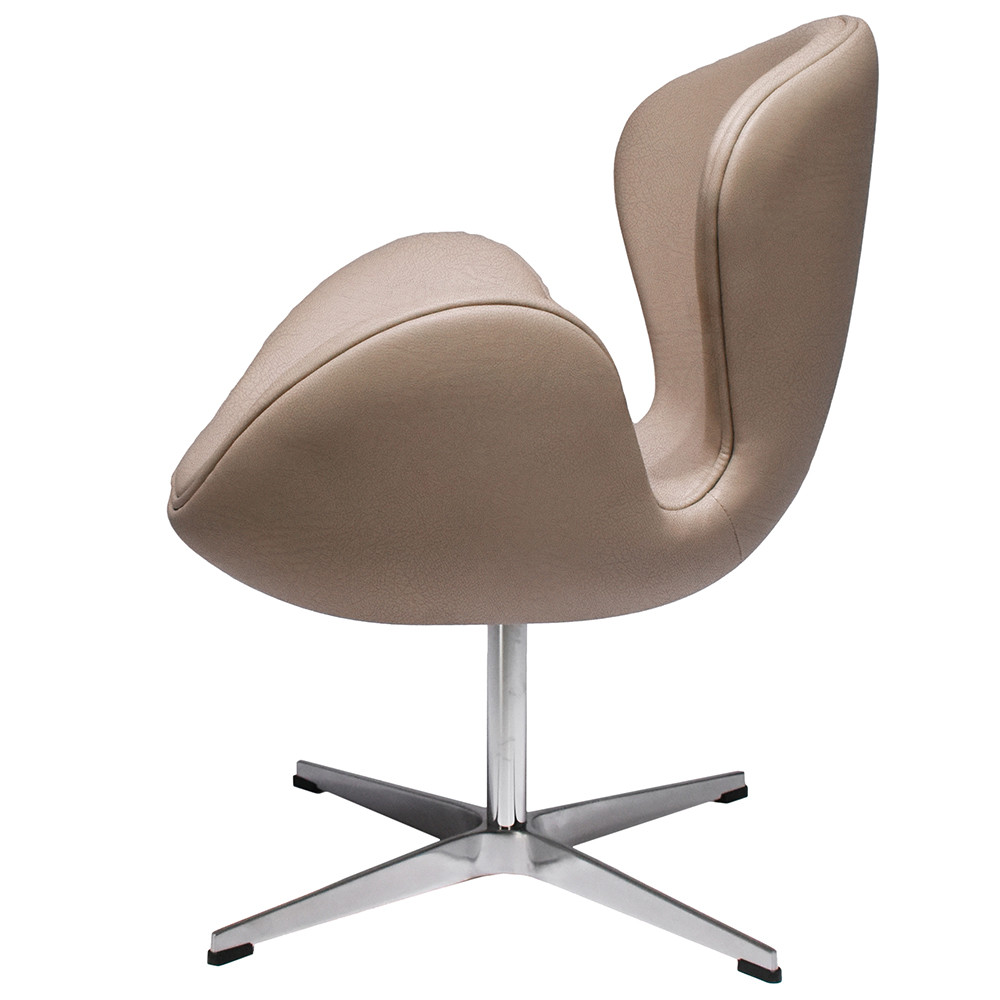 Кресло SWAN STYLE CHAIR латте, экокожа - фото 3 - id-p223110794