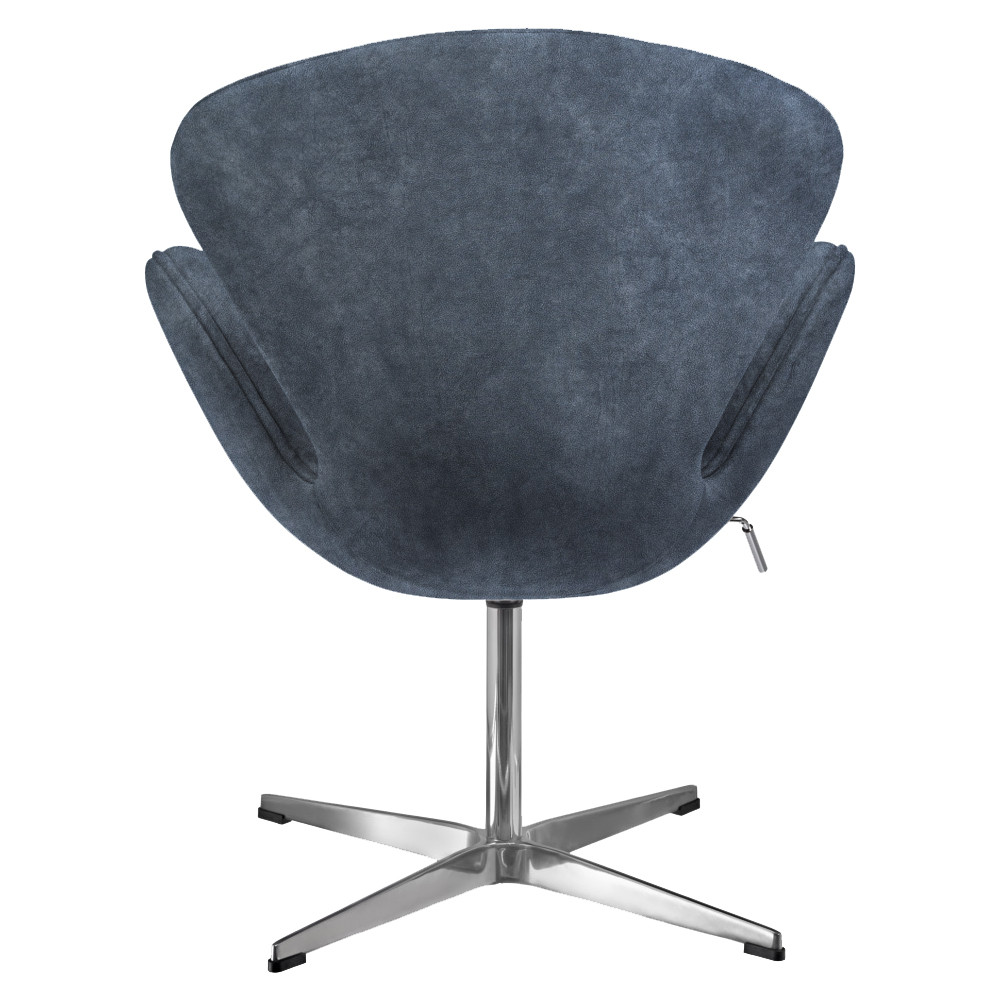 Кресло SWAN STYLE CHAIR тёмно-серый, искусственная замша - фото 4 - id-p220591041