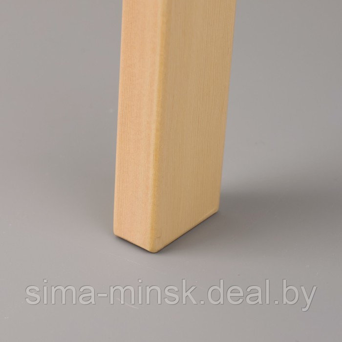 Журнальный столик "Брюгге", D = 45 см, высота 47 см, цвет белый - натуральная сосна - фото 3 - id-p223112961