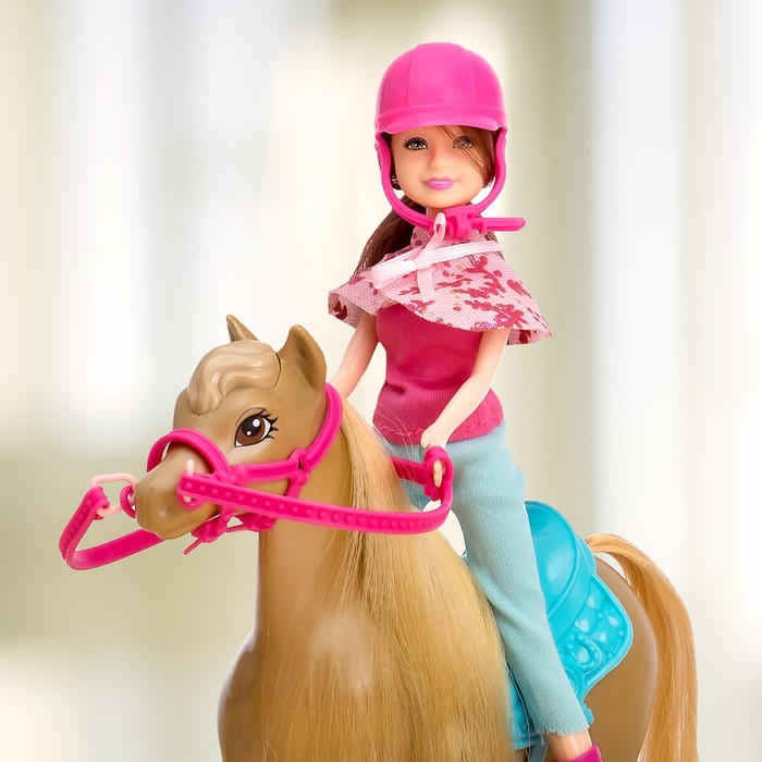 Набор игровой «Конная прогулка»: 2 куклы и 2 лошадки - фото 4 - id-p223113352