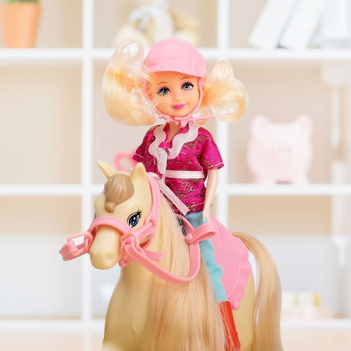 Набор игровой «Конная прогулка»: 2 куклы и 2 лошадки - фото 5 - id-p223113352