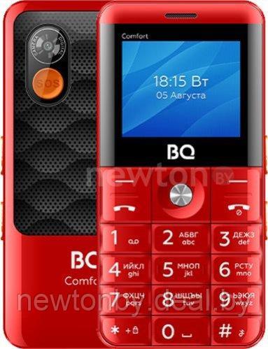 Кнопочный телефон BQ-Mobile BQ-2006 Comfort (красный) - фото 1 - id-p223114151