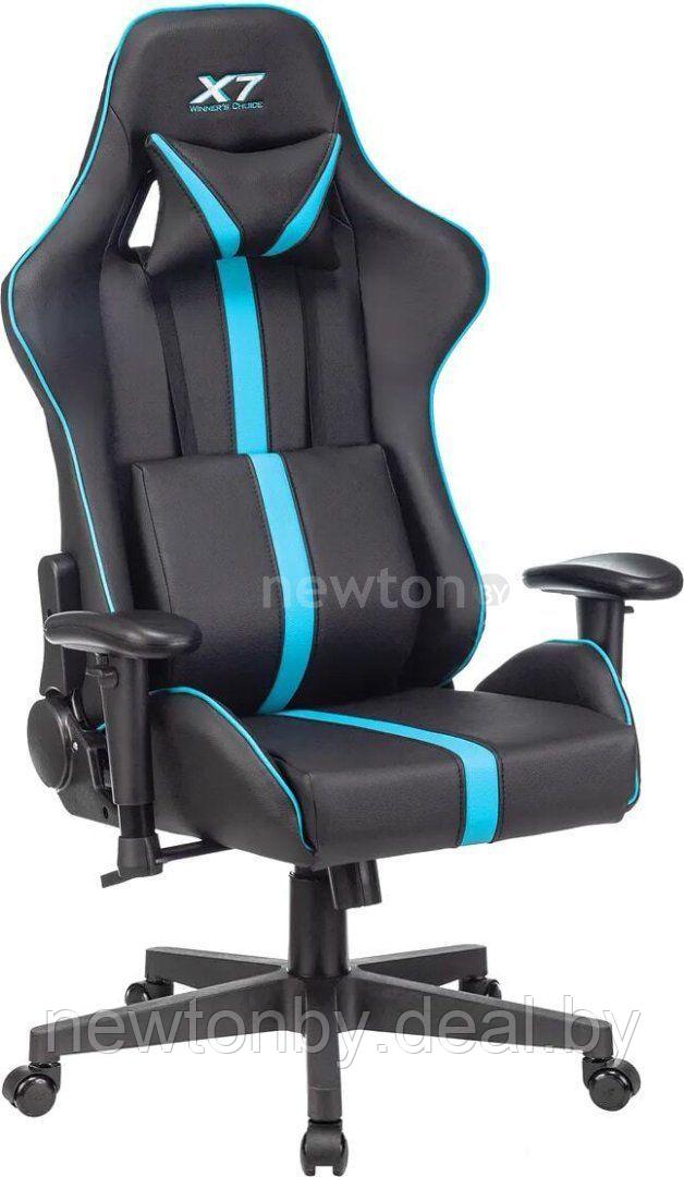 Кресло A4Tech X7 GG-1200 (черный/бирюзовый) - фото 1 - id-p223114803