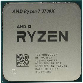 CPU AMD Ryzen 7 3700X OEM {100-000000071(А} ){3.6GHz up to 4.4GHz/8x512Kb+32Mb, 8C/16T, Matisse, 7nm, 65W,