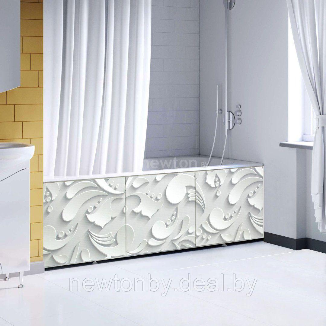 Фронтальный экран под ванну Comfort Alumin Ажур 3D 1.7 - фото 1 - id-p223118852