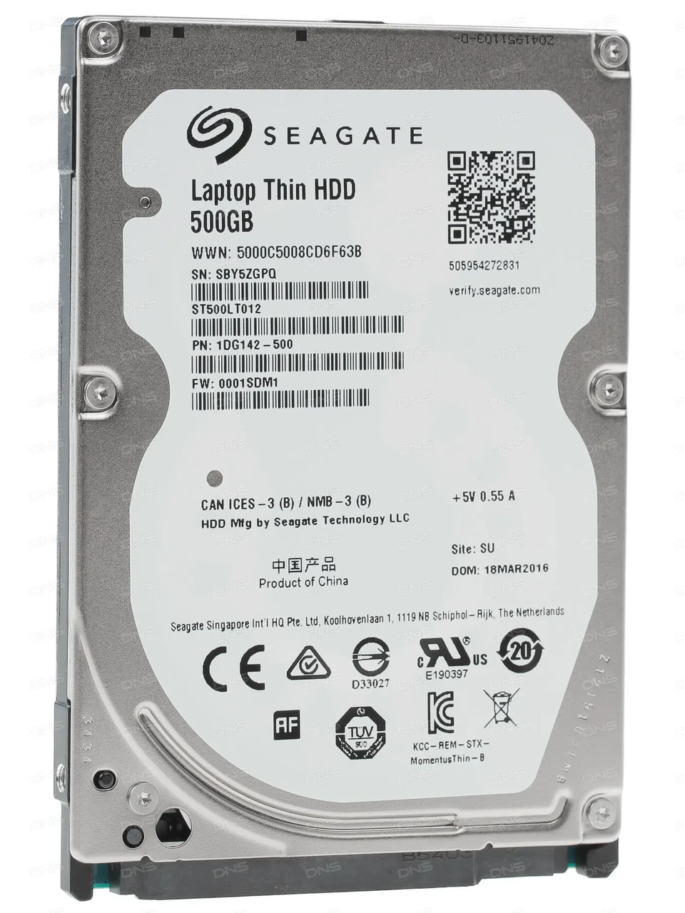 Жесткий диск (HDD) SATA Seagate 500Gb (с разбора) - фото 2 - id-p218611083