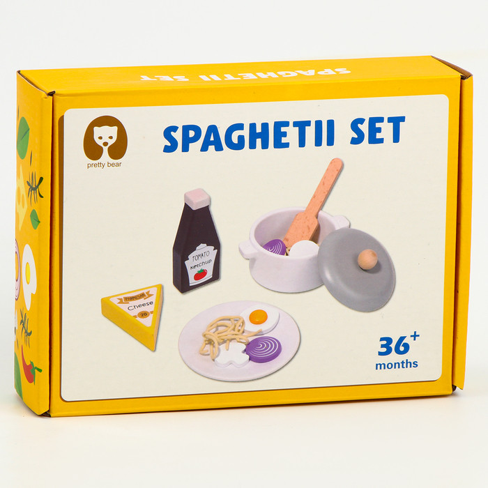 Детский игровой набор "Готовим спагетти" 16х5,5х21,6 см - фото 6 - id-p223123986