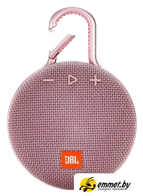 Беспроводная колонка JBL Clip 3 (розовый) - фото 1 - id-p223124120