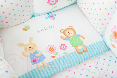 Комплект постельный для малышей Perina ГЛОРИЯ / Г6-02.0 - фото 4 - id-p223124278