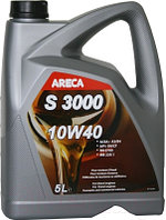 Моторное масло Areca S3000 10W40 / 12102
