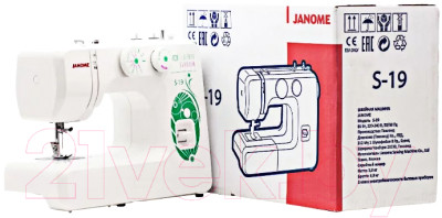Швейная машина Janome S-19 - фото 5 - id-p223125382