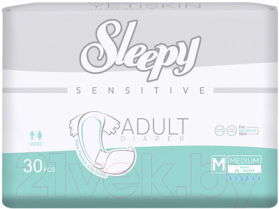 Подгузники для взрослых Sleepy Adult Diaper Medium - фото 1 - id-p223125021