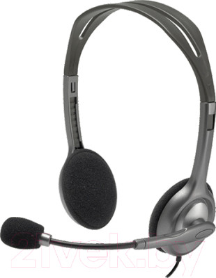 Наушники-гарнитура Logitech Stereo Headset H111 981-000593 / 981-000594 - фото 1 - id-p223126954