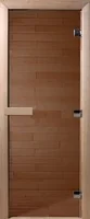 Стеклянная дверь для бани/сауны Doorwood Теплый день 190x70