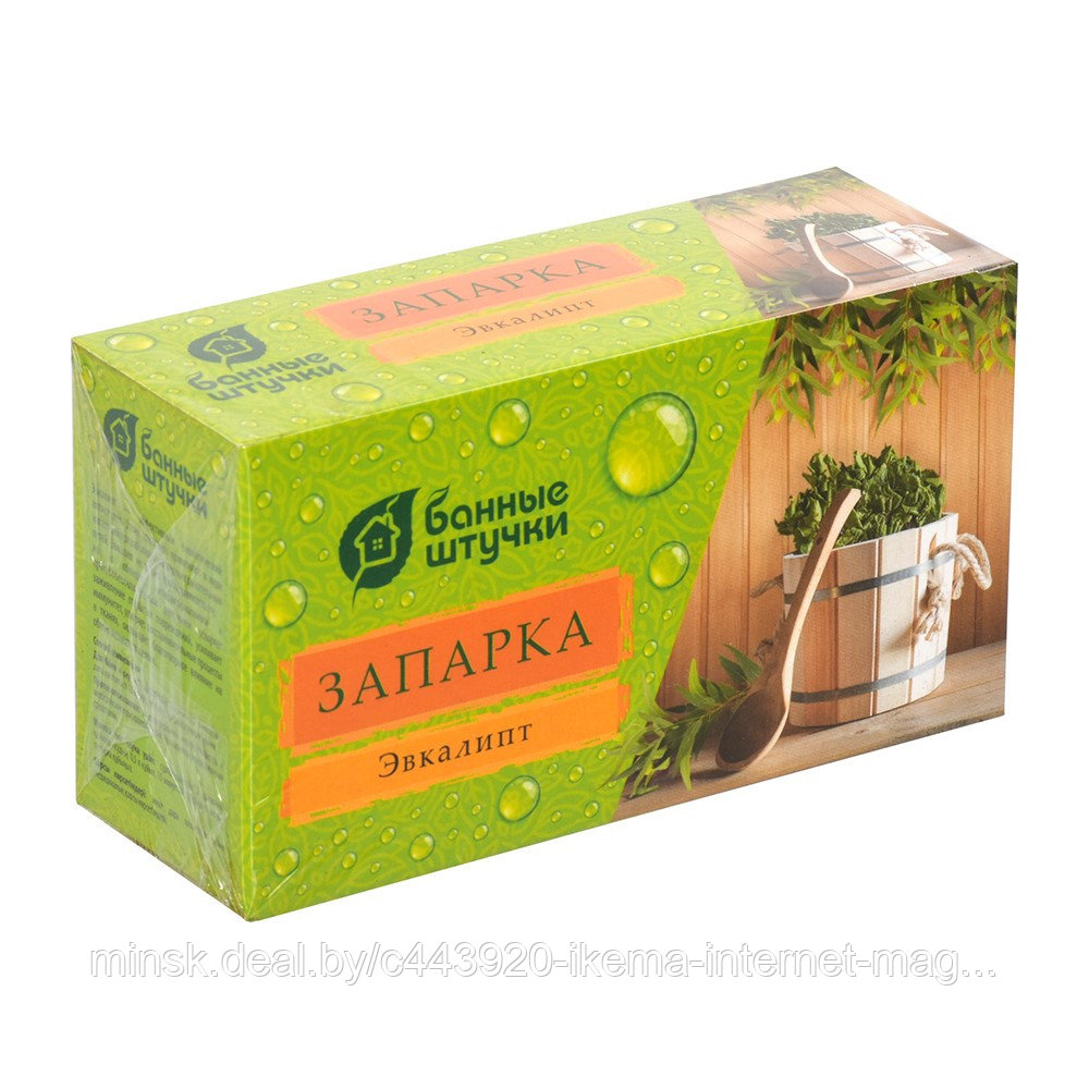 Запарка для бани "Листья эвкалипта", 20 фильтр-пакетов по 1,5 г. - фото 1 - id-p223133551
