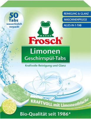 Таблетки для посудомоечных машин Frosch Лимон - фото 1 - id-p223132231