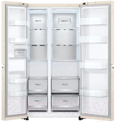 Холодильник с морозильником LG GC-B257SEZV - фото 5 - id-p223136595