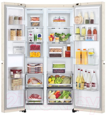 Холодильник с морозильником LG GC-B257SEZV - фото 6 - id-p223136595