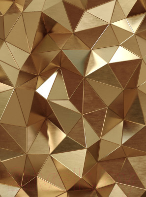 Фотообои листовые Vimala Треугольники в золоте - фото 1 - id-p223139629
